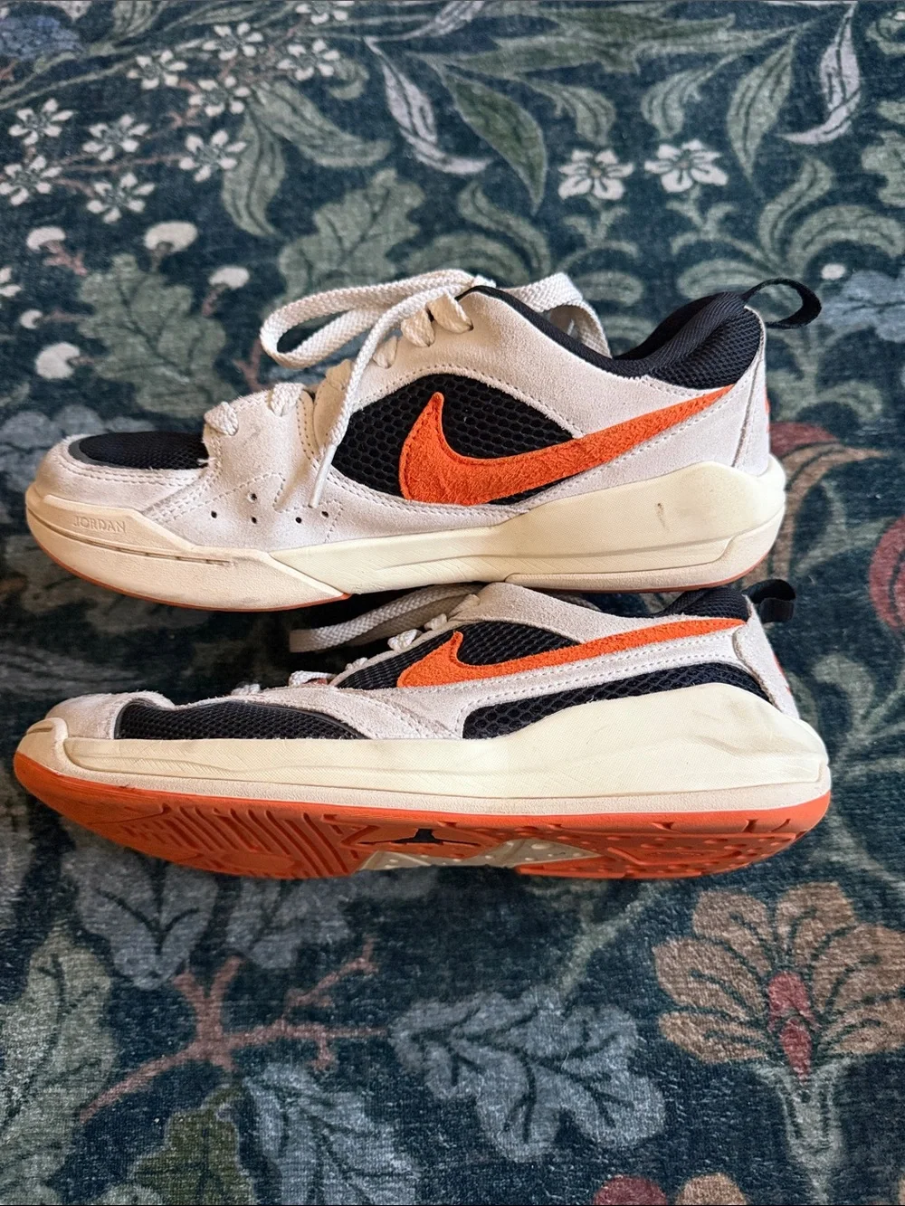 Nike Black, White and Orange Youth Sneakers